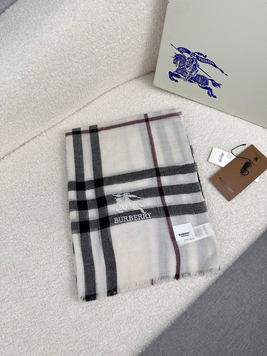 BBR SCARF 220 CM IN CASHMERE 490971
