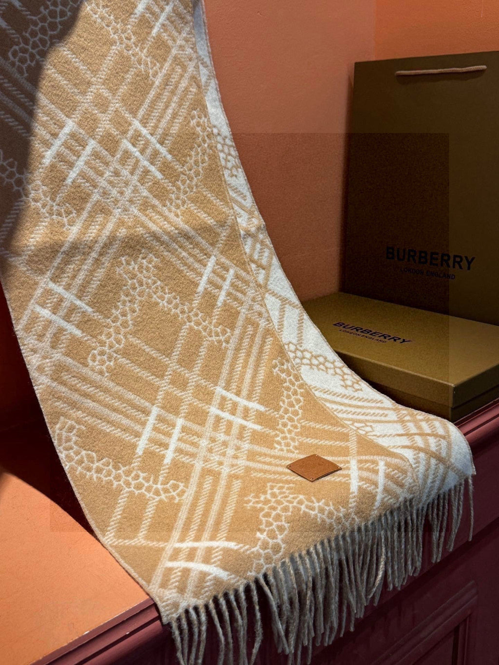BBR SCARF 168 CM IN CASHMERE 730561
