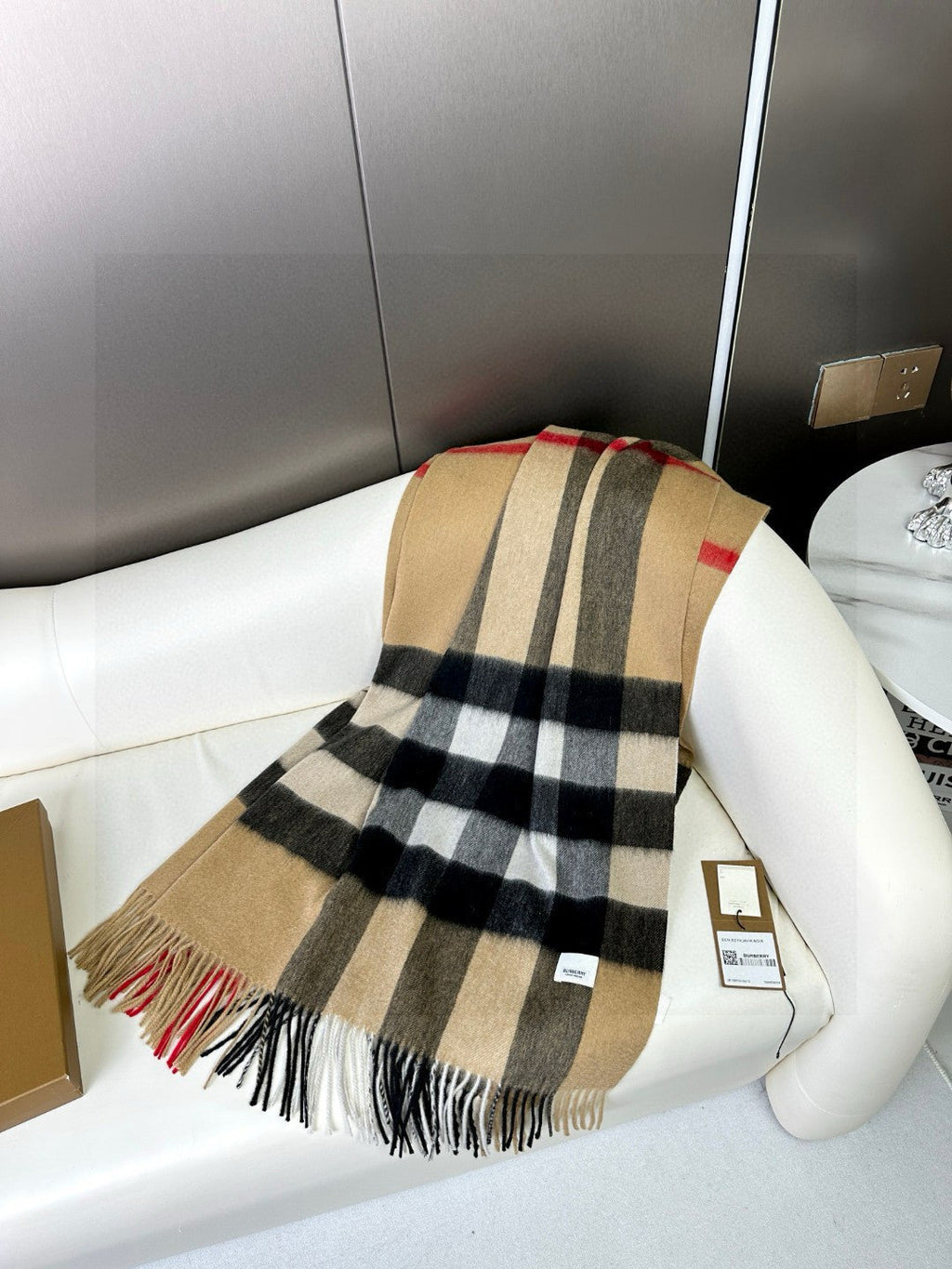 BBR SCARF 200 CM IN CASHMERE 726424
